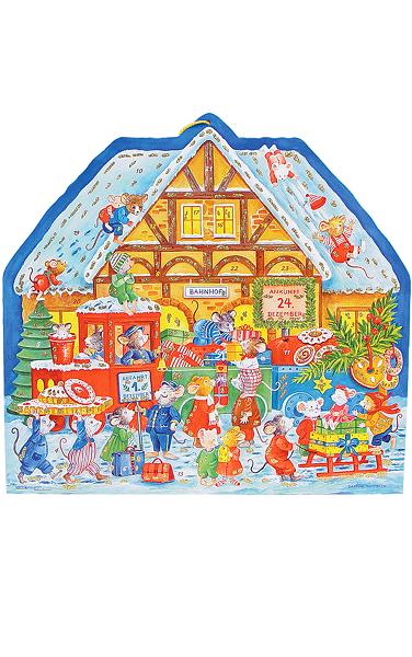 Mouseville Train Station Advent Calendar Little Goose Toys
