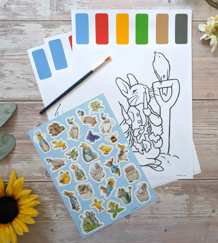 Peter Rabbit Paint Peter Rabbit - Paint Palette Art Set – Little Goose Toys