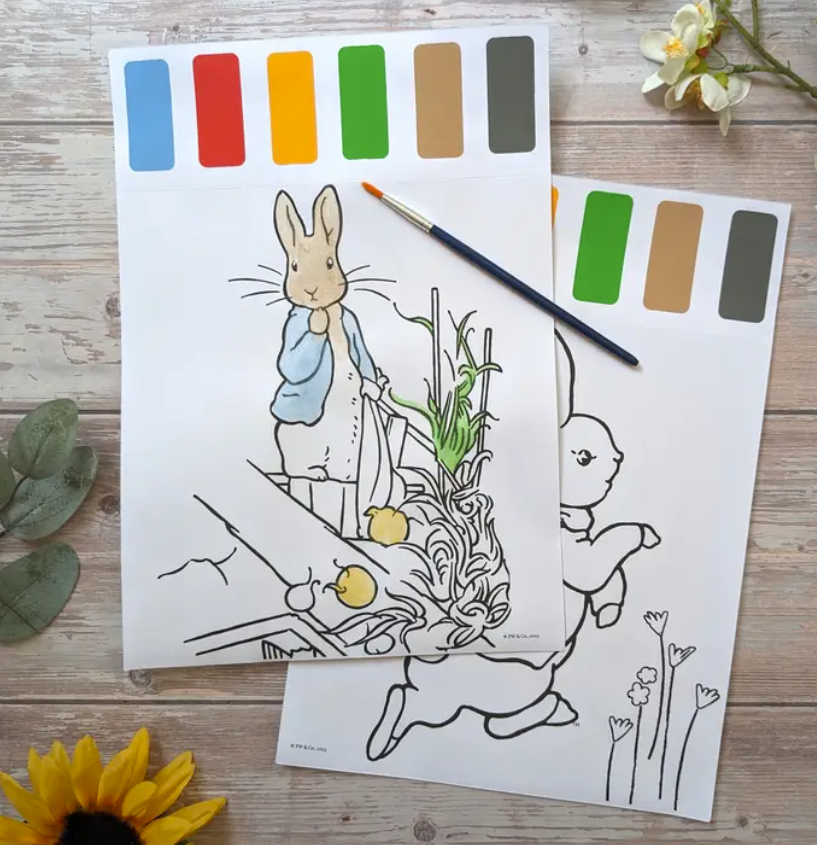 Peter Rabbit - Paint Palette Art Set – Little Goose Toys