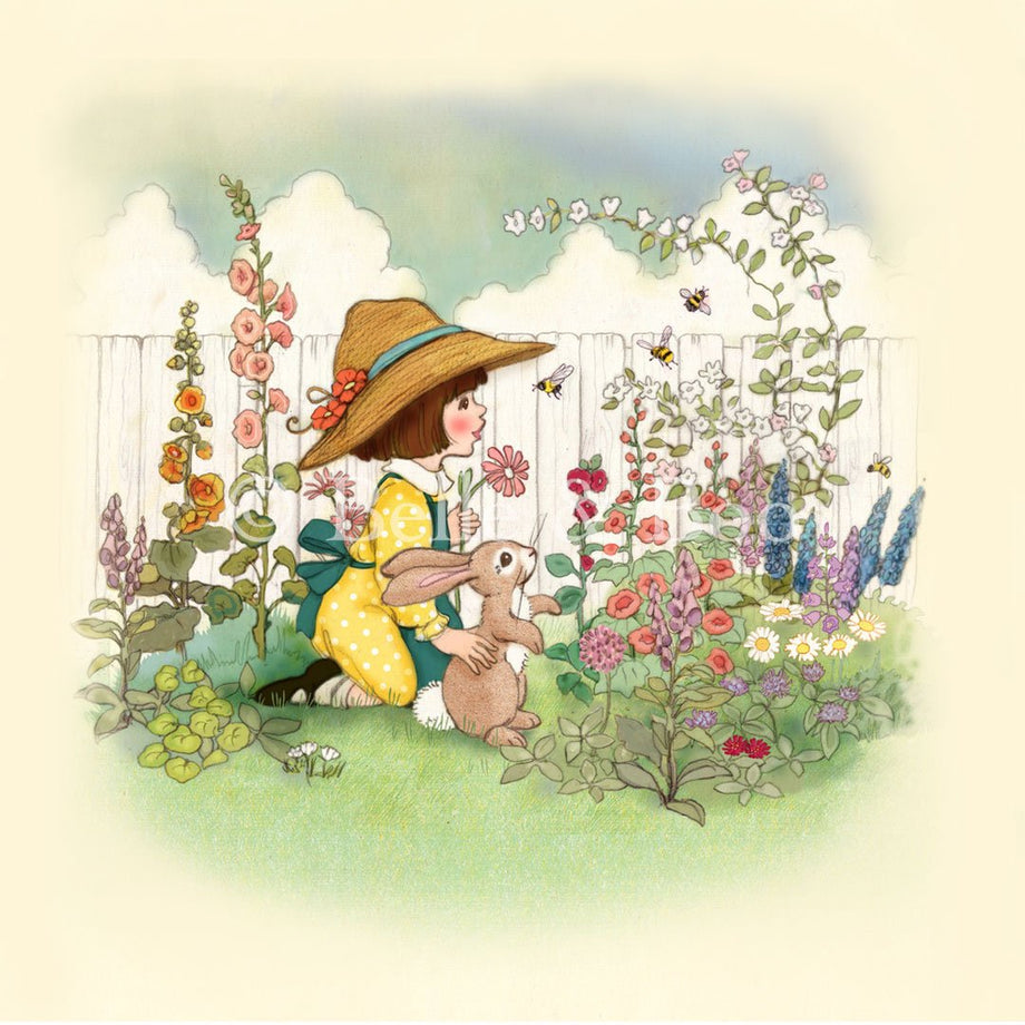 Belle & Boo Bumblebee Garden 10 x 10 Art Print – Little Goose Toys