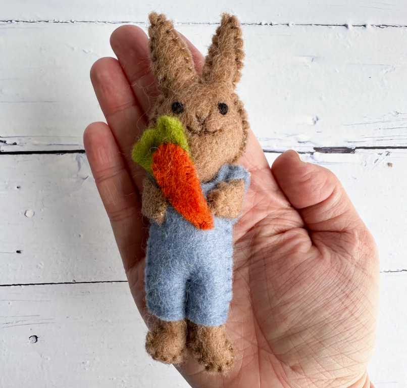 Felt Peter Rabbit Pattern Felt Peter Rabbit – Little Goose Toys