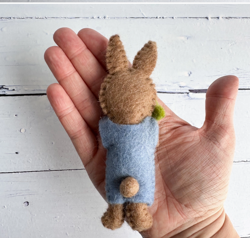 Felt Peter Rabbit Pattern Felt Peter Rabbit – Little Goose Toys