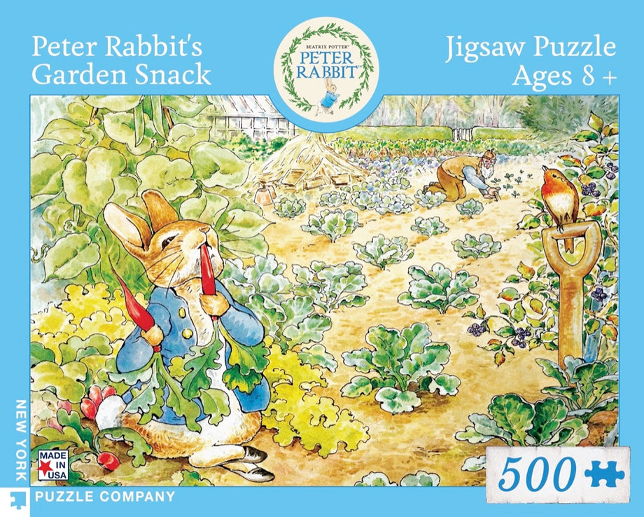 Peter Rabbit's Garden Snack 500 Piece Puzzle – Little Goose Toys