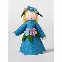Forget-Me-Not Fairy Felt Doll