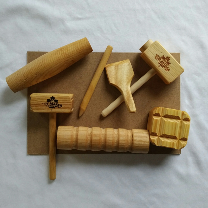Wooden Play Dough & Clay Tools Set